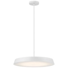 3CCT LED Pendant in Matte White Color
