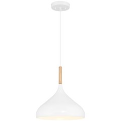 1 Light Pendant in White Color