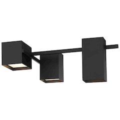 LED Flush Mount in Matte Black Color