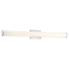 LED Vanity in Brushed Steel Color