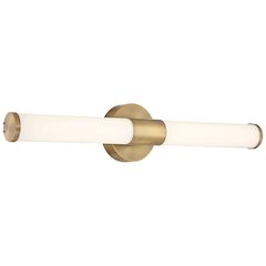 LED Vanity in Antique Brushed Brass Color