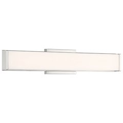 LED Vanity in Brushed Steel Color