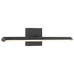 Adjustable LED Vanity in Matte Black Color