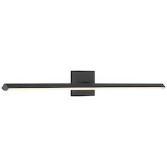 Adjustable LED Vanity in Matte Black Color