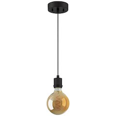 LED Pendant in Matte Black Color