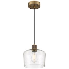 Chardonnay LED Pendant in Antique Brushed Brass Color