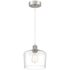 Chardonnay LED Pendant in Brushed Steel Color