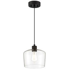 Chardonnay LED Pendant in Matte Black Color