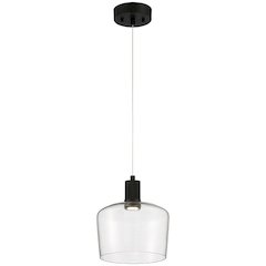 Chardonnay LED Pendant in Matte Black Color