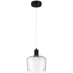 Chardonnay LED Pendant in Matte Black Color