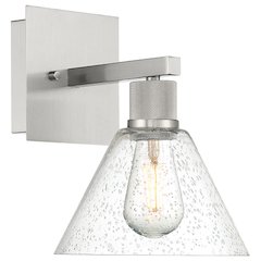 Martini LED Wall Sconce in Brushed Steel Color