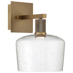 Chardonnay LED Wall Sconce in Antique Brushed Brass Color