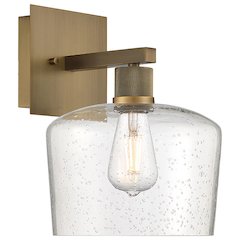 Chardonnay LED Wall Sconce in Antique Brushed Brass Color