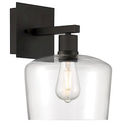 Chardonnay LED Wall Sconce in Matte Black Color