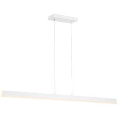 Dual Voltage LED Pendant in Matte White Color