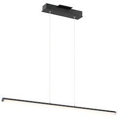 LED Linear Pendant in Matte Black Color