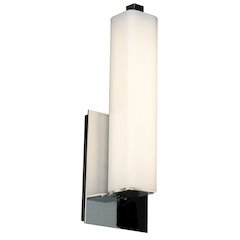 Dimmable LED Wall Sconce in Chrome Color