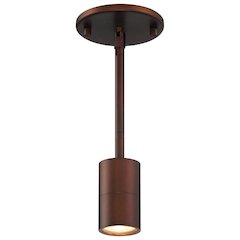 1 Light LED Wall Or Ceiling Spotlight in Bronze Color