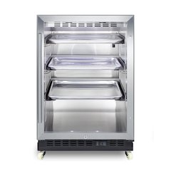 24" Wide Built-In Mini Reach-In Beverage Center with Dolly