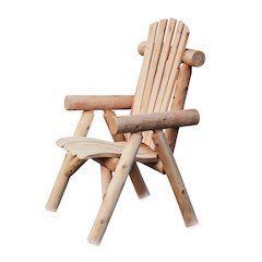 Cedar Log Dining Chair