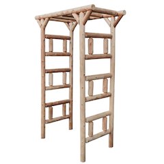 Small Cedar Log Arbor
