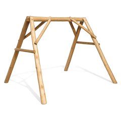 4' Cedar Log A-Frame for Swings