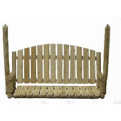 Cedar Log 5ft Country Garden Porch Swing
