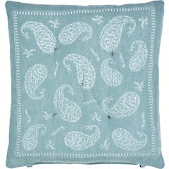 ChairCushions Set of 2 in Blue/White, 17"x17"x2"