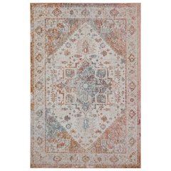 Durable Performance Area Rug Outdoor in Orange/Multicolored, 7'9" x 9'9"