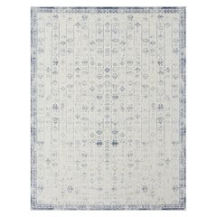 Aria Durable Performance Area Rug Indoor in Gray/Blue, 7'10" x 9'10"
