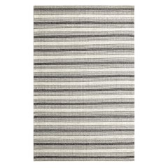 Bergen Wool Blend Area Rug Indoor in Gray/Ivory, 7'9" x 9'9"
