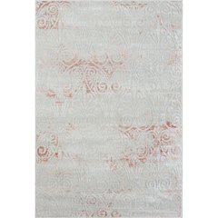 Calgary Durable Performance Area Rug Indoor in Pink/Ivory, 7'9" X 9'9"