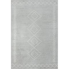 Calgary Durable Performance Area Rug Indoor in Gray/Cream, 7'9" X 9'9"