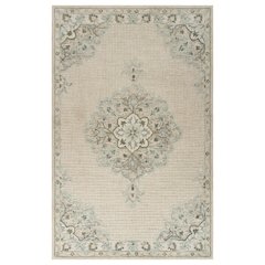 Modern Traditions Wool Area Rug Indoor in Ivory, 7'9" x 9'9"