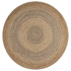 Boutique Jute Jute Area Rug Indoor in Tan/Brown, 6' Round