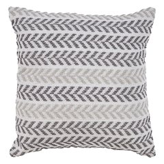 Grayscale Chevron Throw Pillow