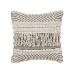 Beige Over tufted Farmhouse Throw Pillow