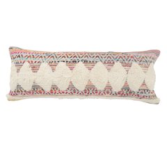 Evette Rios Chindi White Diamond Chevron Throw Pillow