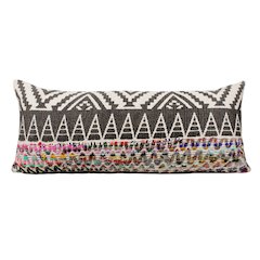 Evette Rios Chindi Boho Geometric Throw Pillow