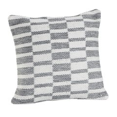 Grayscale Dimensions Throw Pillow