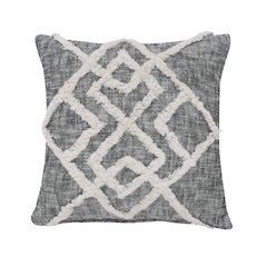 Tufted Geometric Diamond Modern Throw Pillow