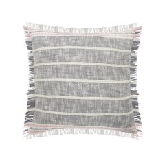 Angelica Striped Casual Throw Pillow with Fringe