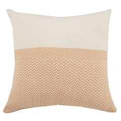 Chevron Chic Color Block Throw Pillow
