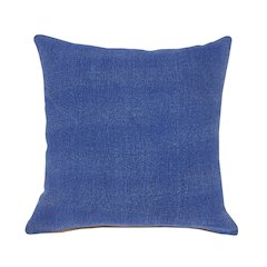 Classic Blue Solid Throw Pillow