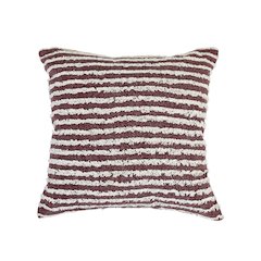 Merlot Red Wispy Ways Throw Pillow