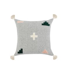 Sophisticated Blush Swiss Zeal Throw Pillow