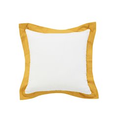 Bordered Flange Frame Throw Pillow