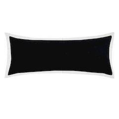 Bordered Flange Frame Lumbar Throw Pillow