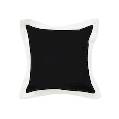 Bordered Flange Frame Throw Pillow