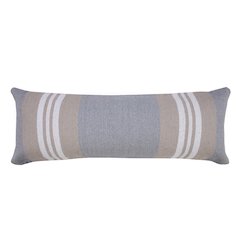 Classic Farmhouse Club Double Striped Lumbar Throw Pillow